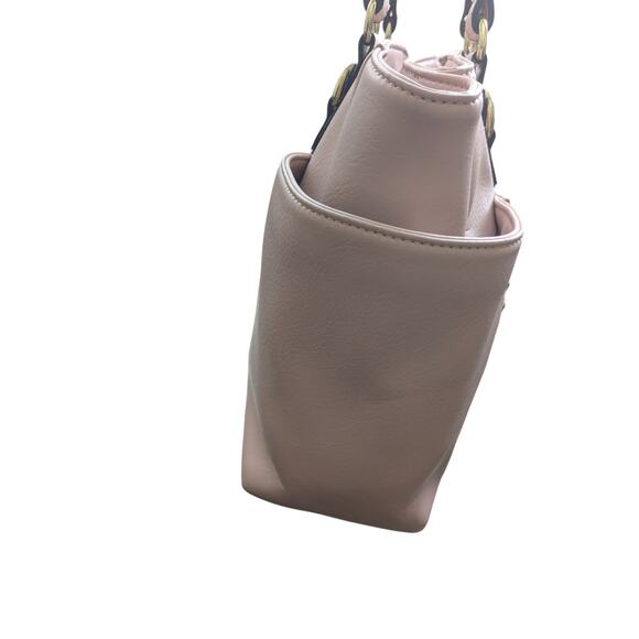 NWT Nicole Miller SOPHIA Large Tote with Zippers and Studs MSRP $85 - Picture 6 of 10